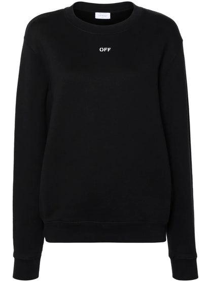 Arrows-Embroidered Cotton Sweatshirt