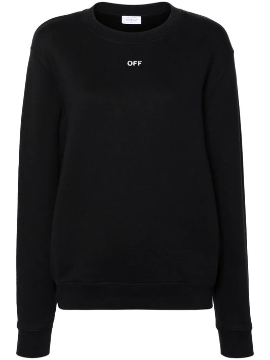 Arrows-Embroidered Cotton Sweatshirt