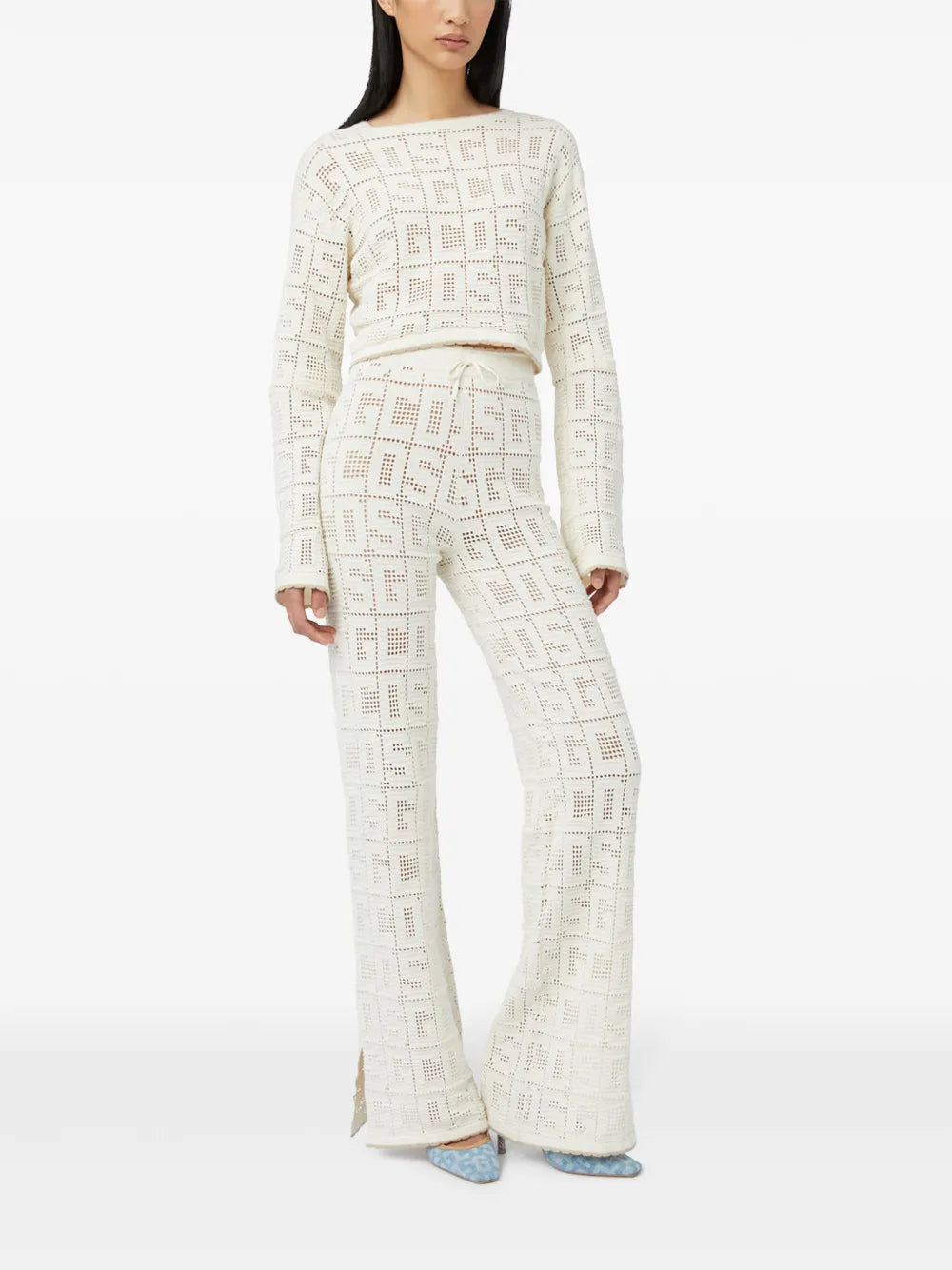 Monogram Macramé Top
