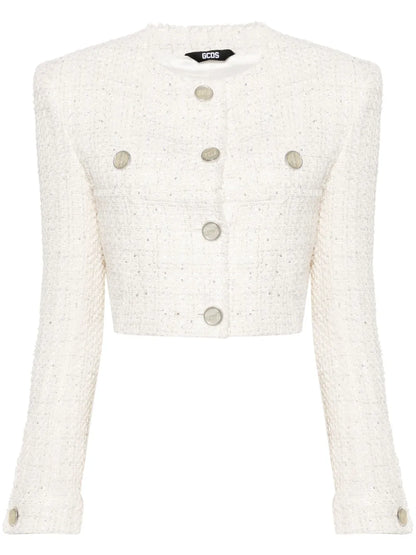 Cropped Tweed Jacket