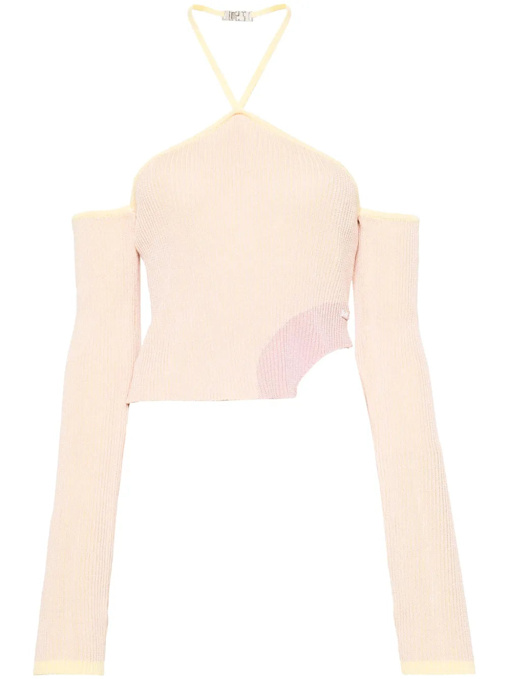 Comma Asymmetric Ribbed Top