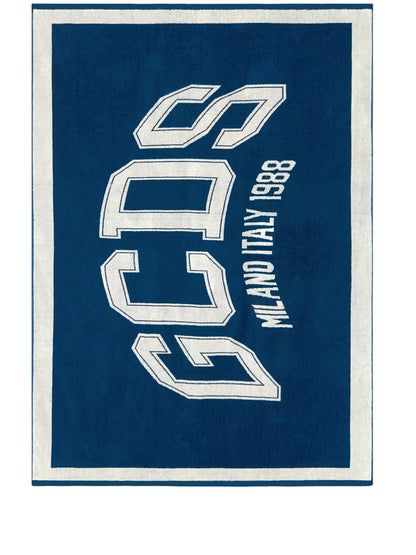 Logo-Print Cotton Beach Towel