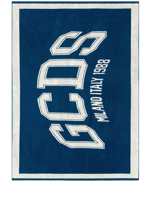 Logo-Print Cotton Beach Towel