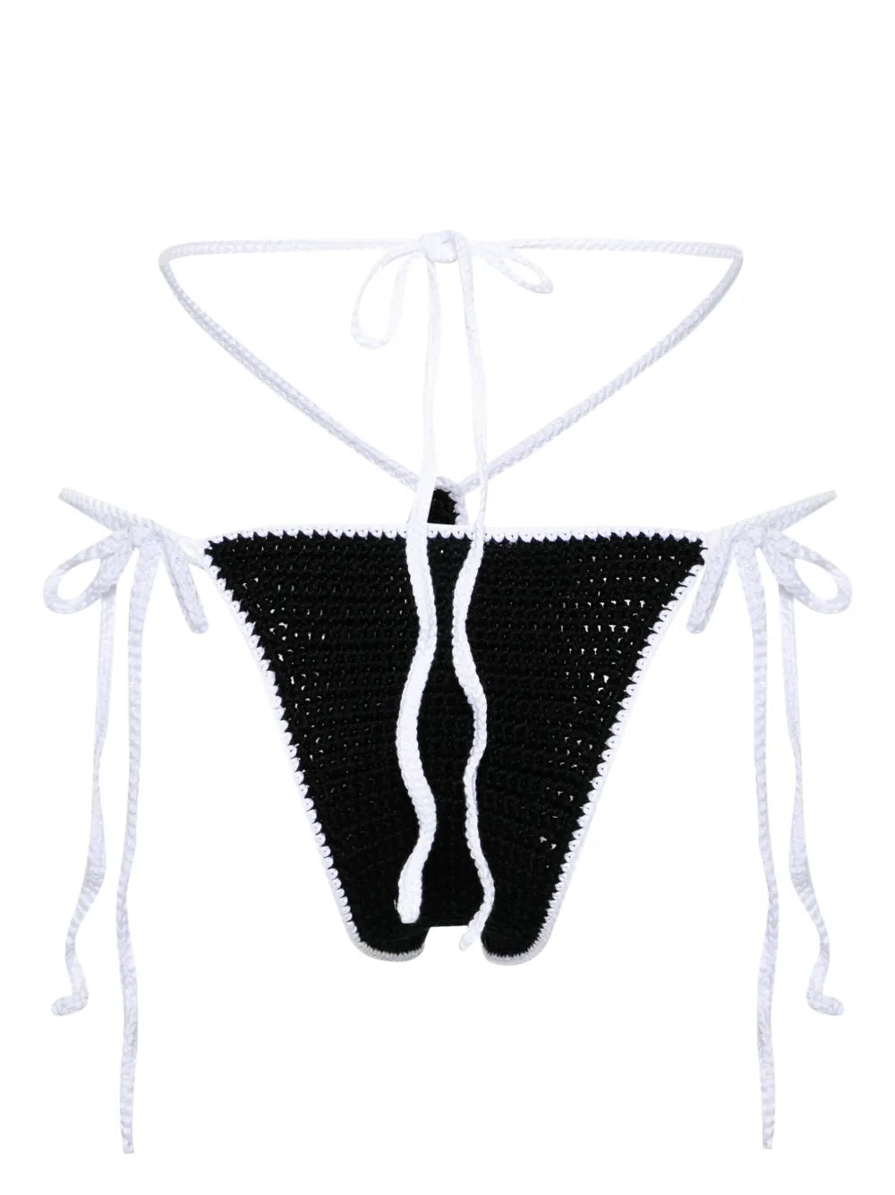 Star-Patch Crochet Bikini Bottoms