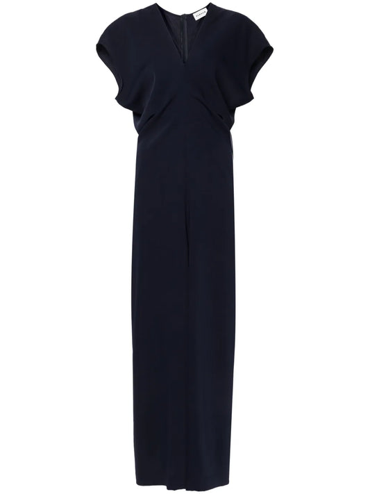 Wide-Leg V-Neck Jumpsuit
