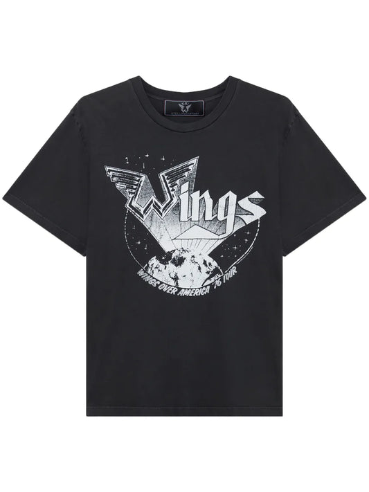 Wings Graphic-Print Cotton T-Shirt