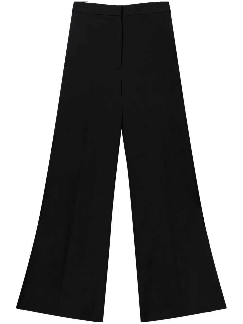 Wide-Leg Wool Trousers