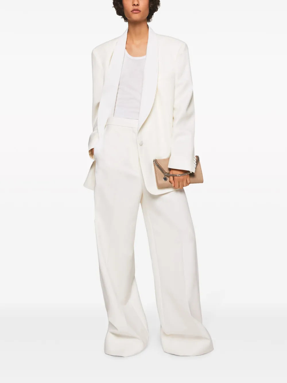 Shawl-Collar Wool Blazer