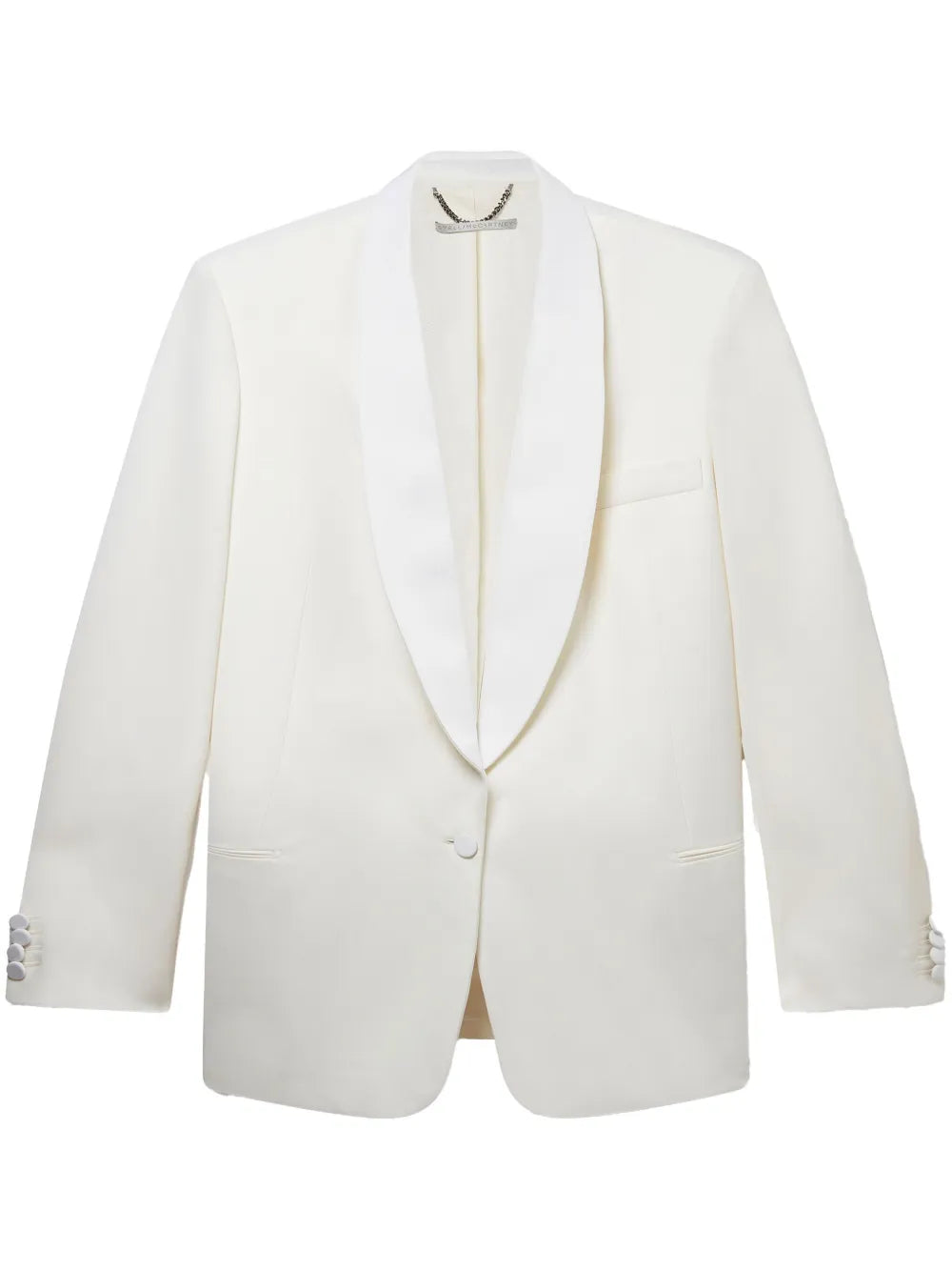 Shawl-Collar Wool Blazer