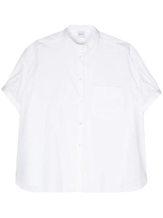 Pleat-Detail Shirt