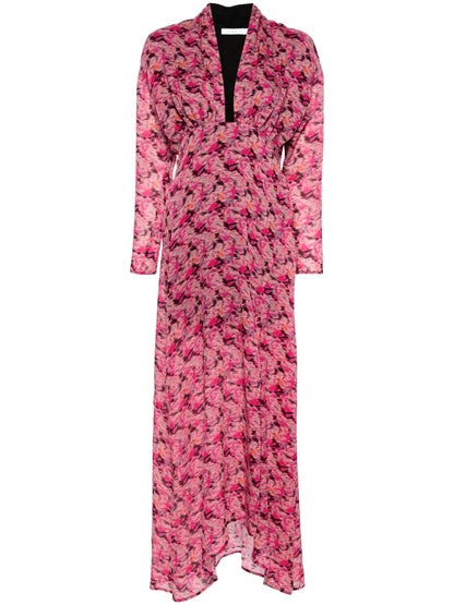 Nollie Floral-Print Maxi Dress