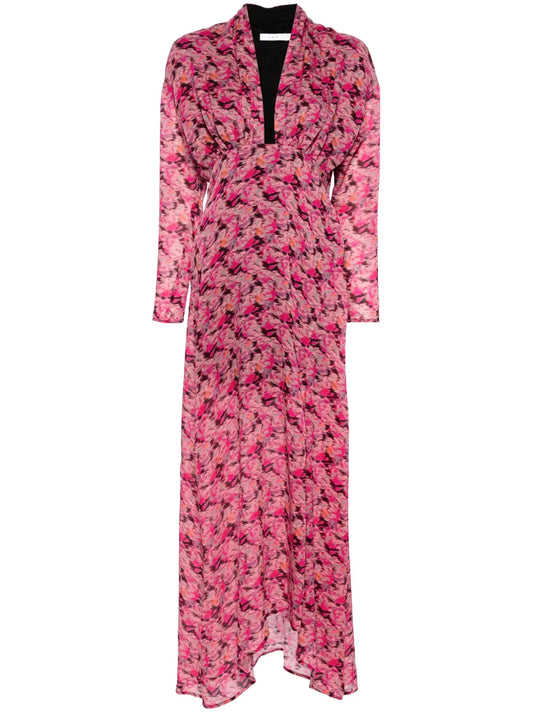 Nollie Floral-Print Maxi Dress