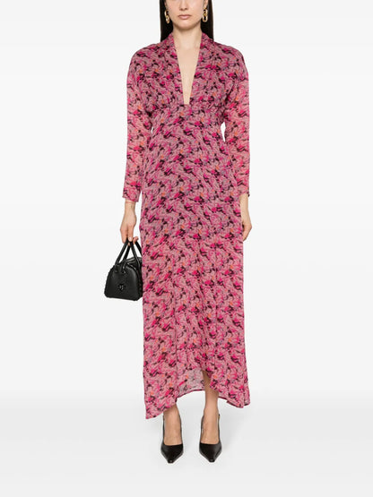 Nollie Floral-Print Maxi Dress