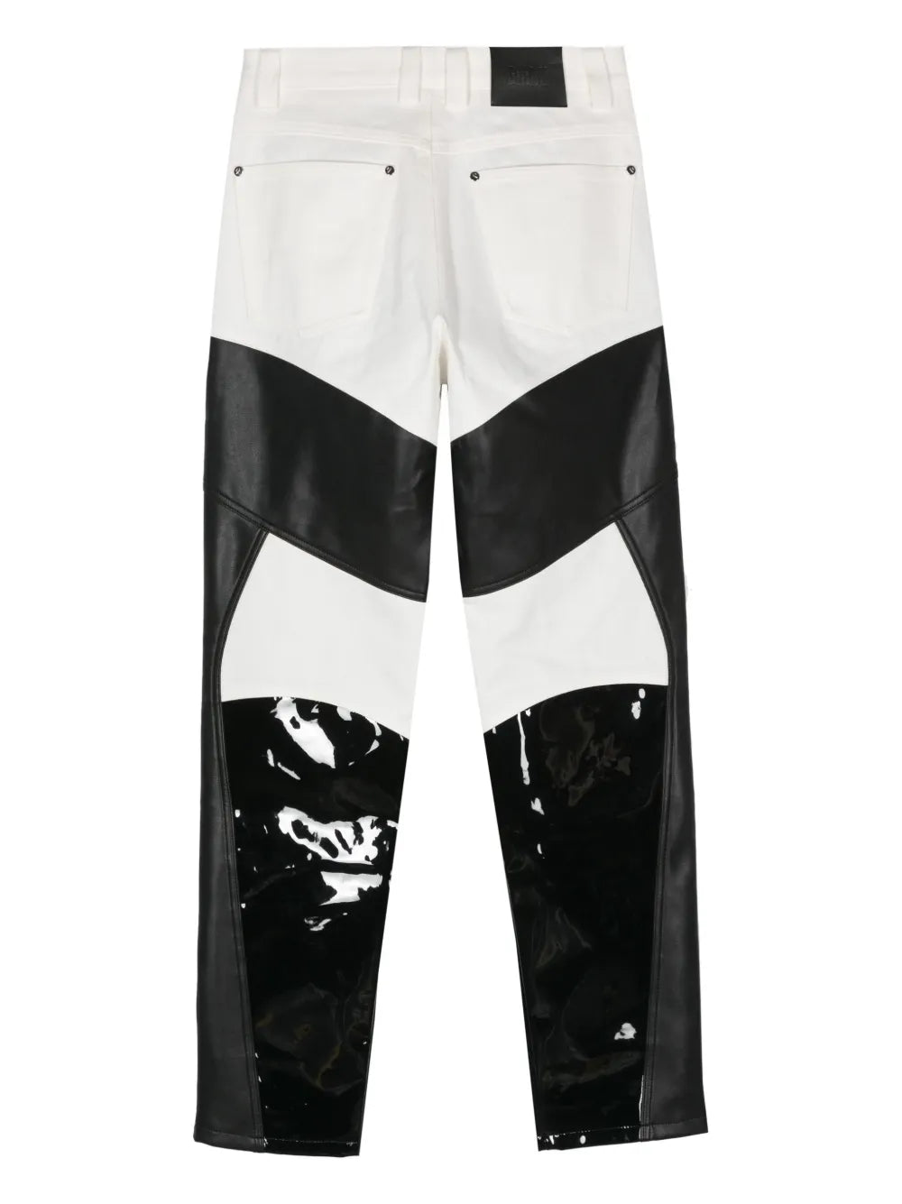 Colour-Block Tapered Trousers