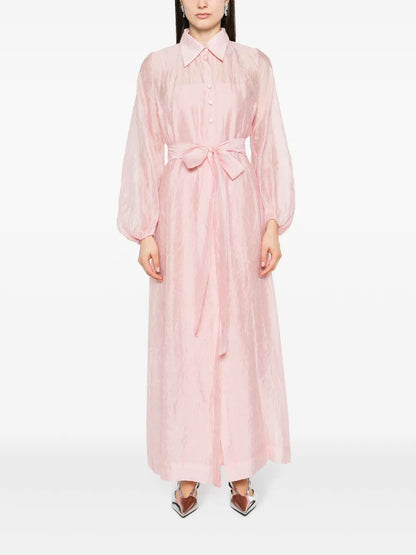 Lobelia Crinkled Shirtdress