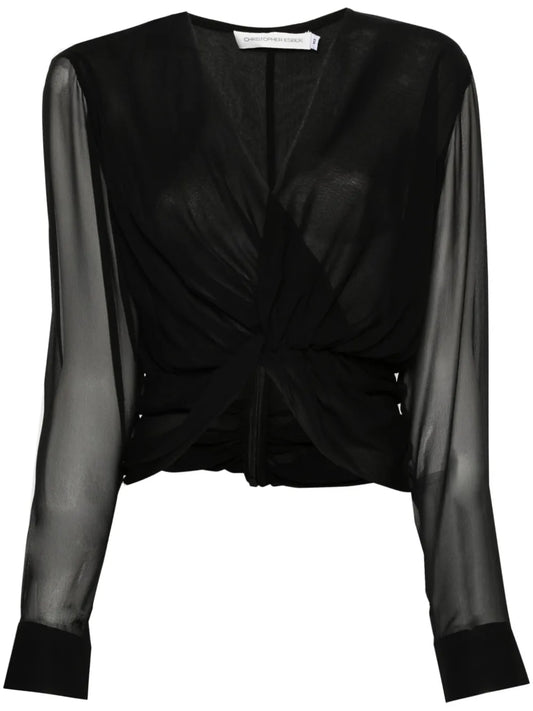 Silk Sheer Blouse