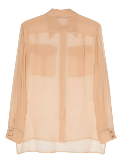 Chiffon Silk Shirt
