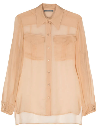 Chiffon Silk Shirt