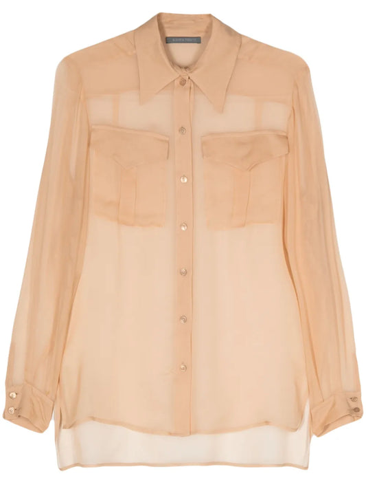 Chiffon Silk Shirt