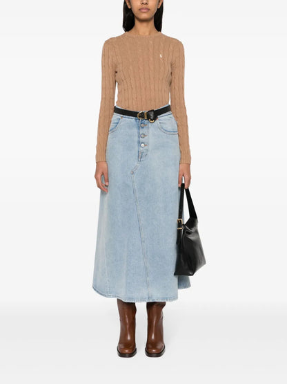 Polo-Pony-Motif Cotton Jumper