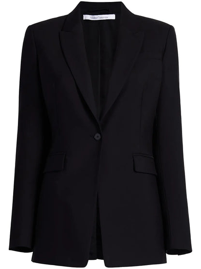Single-Breasted Merino Wool Blazer