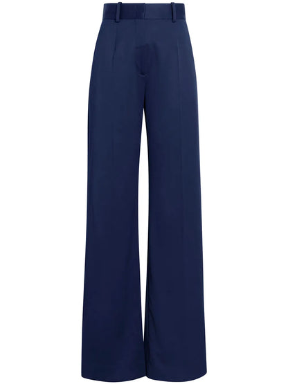 Wide-Leg Tailored Trousers