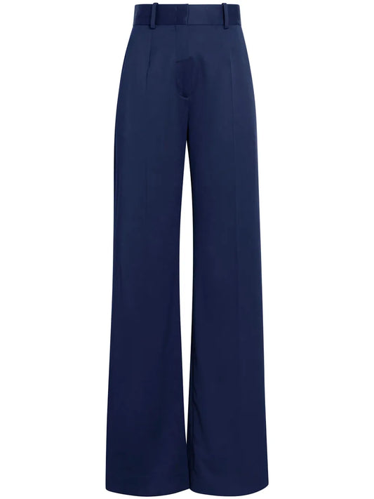 Wide-Leg Tailored Trousers