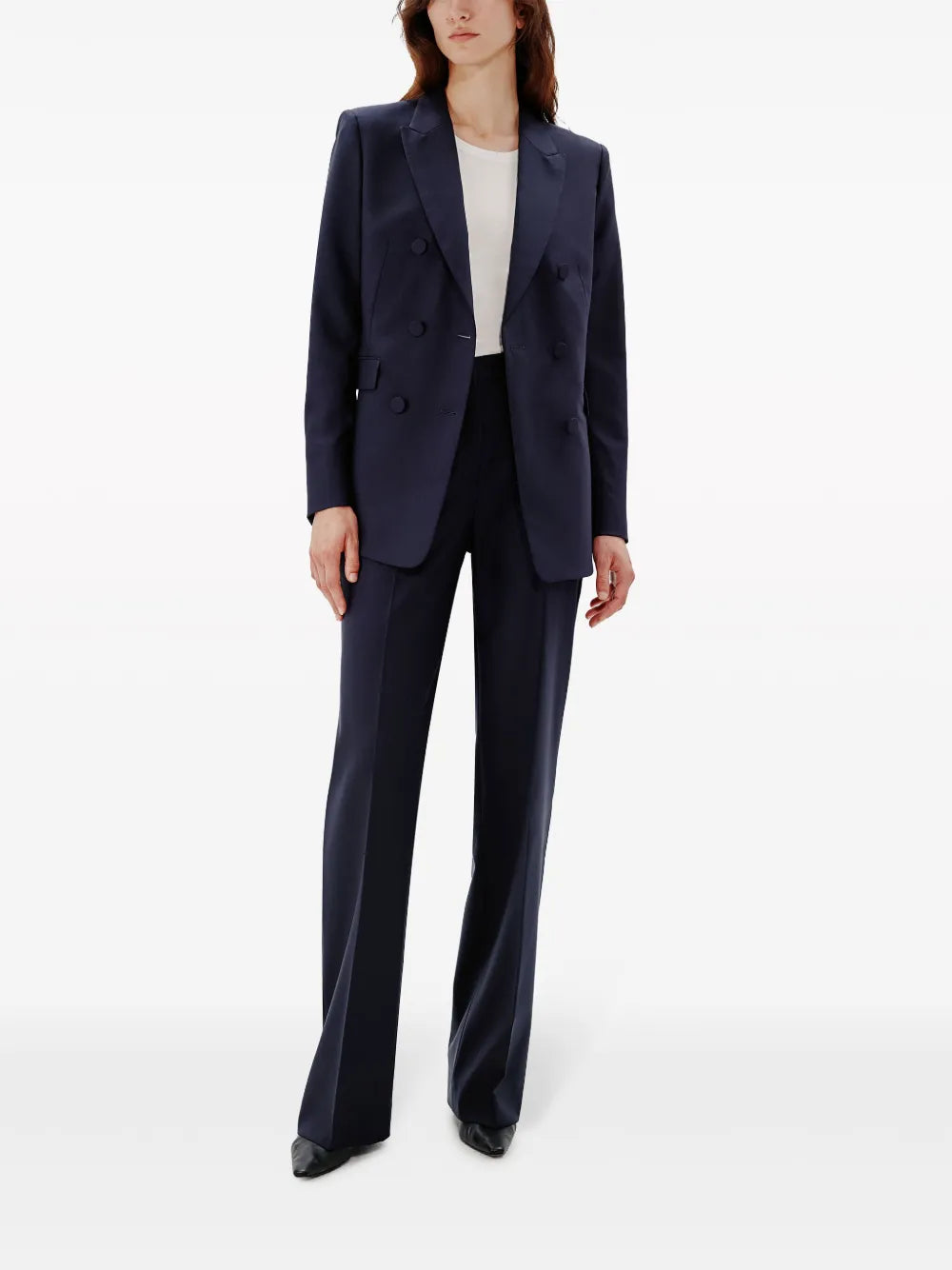 Double-Breasted Merino Wool Blazer