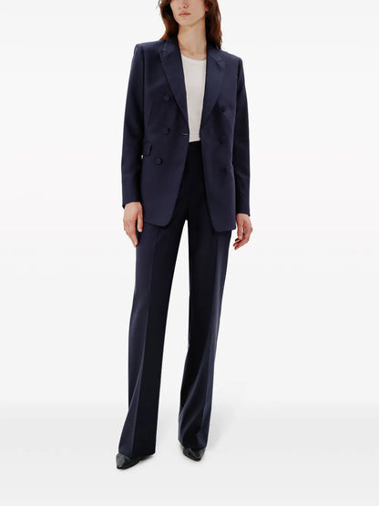 Double-Breasted Merino Wool Blazer