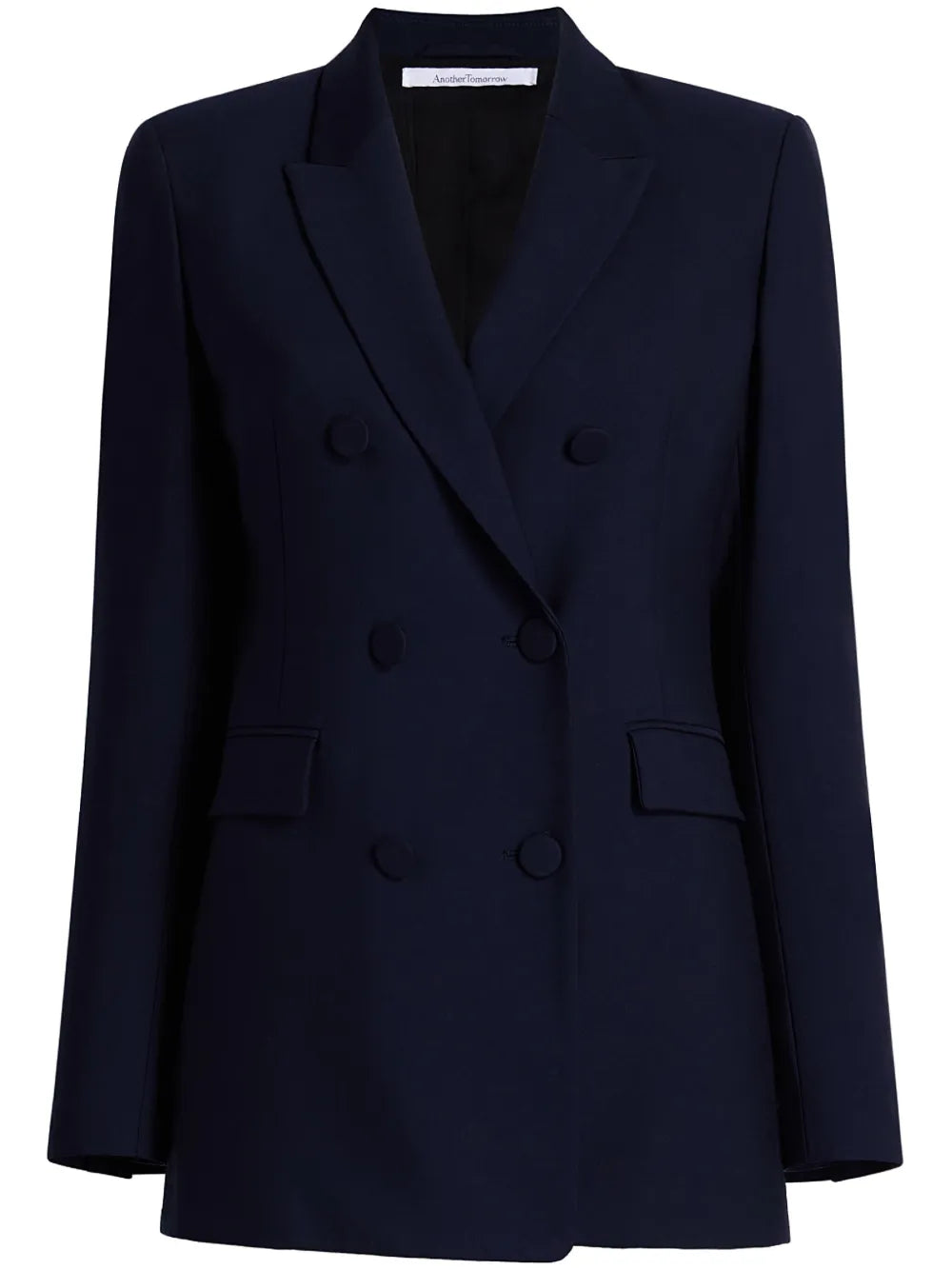 Double-Breasted Merino Wool Blazer