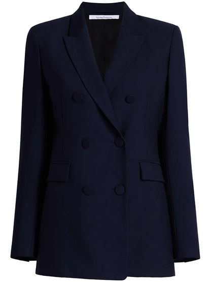 Double-Breasted Merino Wool Blazer