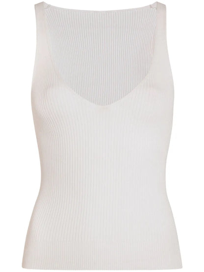 Ribbed-Knit Tank Top