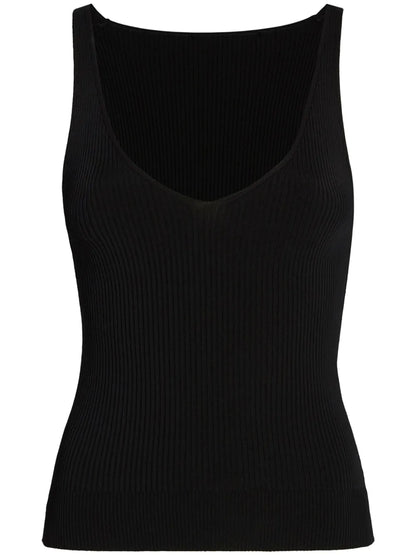 Ribbed-Knit Tank Top