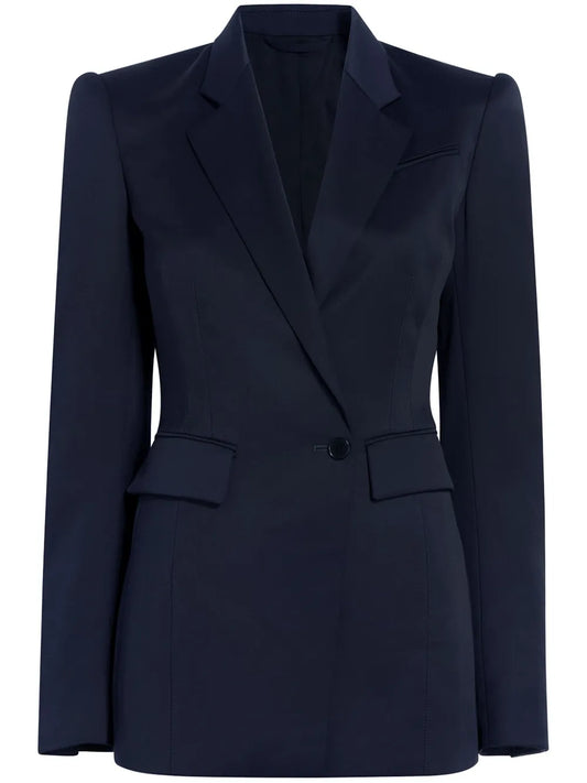 Double-Breasted Merino Wool Blazer