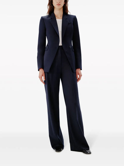 Double-Breasted Merino Wool Blazer