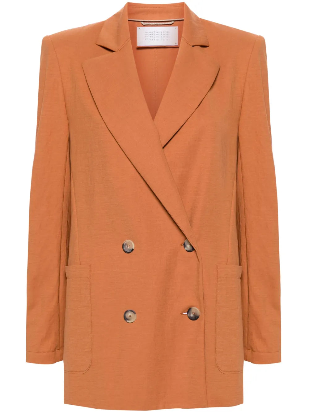 Notched-Lapels Single-Breasted Blazer