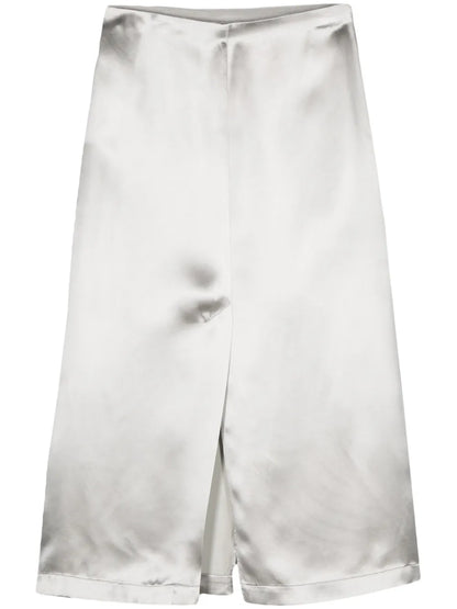 Satin Midi Skirt