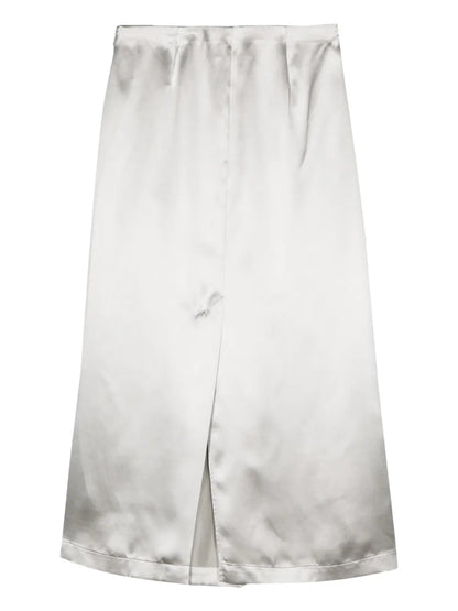 Satin Midi Skirt