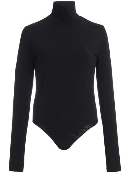 Roll-Neck Long-Sleeve Bodysuit