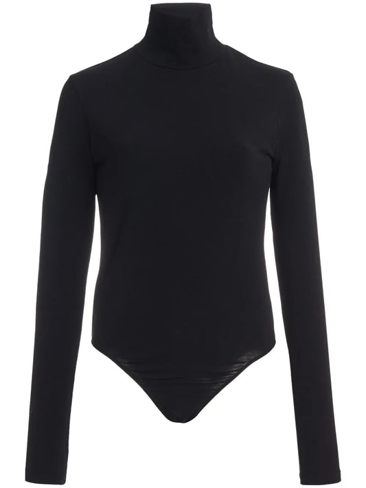 Roll-Neck Long-Sleeve Bodysuit