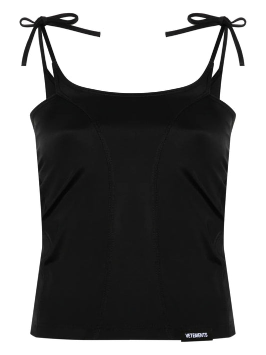 Cut-Out Panelled Tank Top