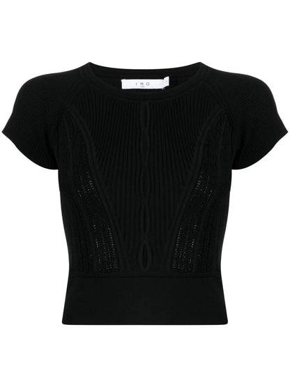 Cut-Out Ribbed Top