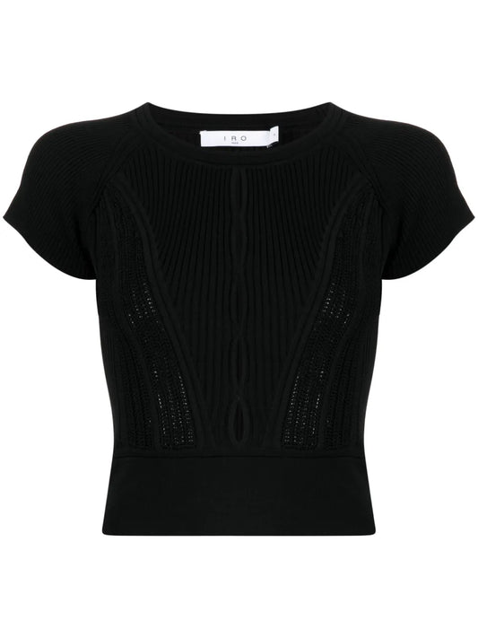 Cut-Out Ribbed Top
