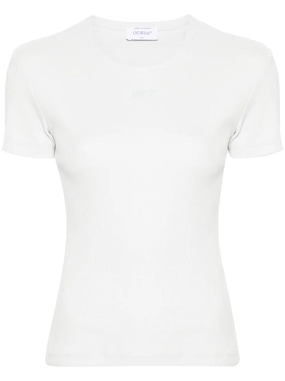 Off Stamp Cotton T-Shirt