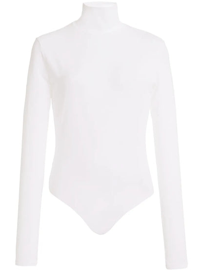 Roll-Neck Long-Sleeve Bodysuit