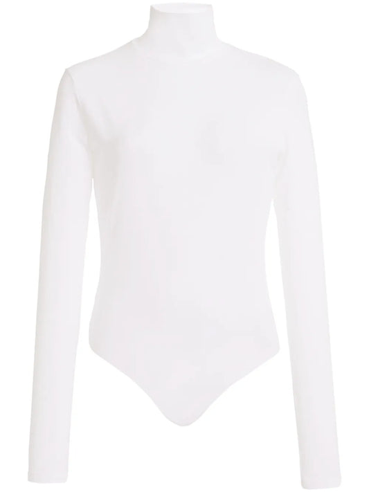 Roll-Neck Long-Sleeve Bodysuit