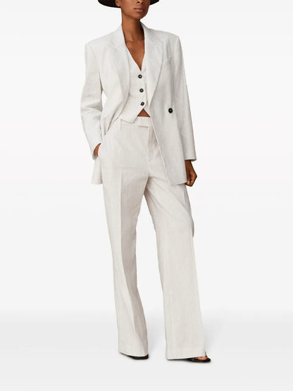Pinstripe-Pattern Waistcoat