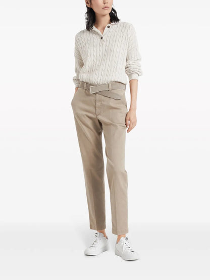 Straight-Leg Trousers