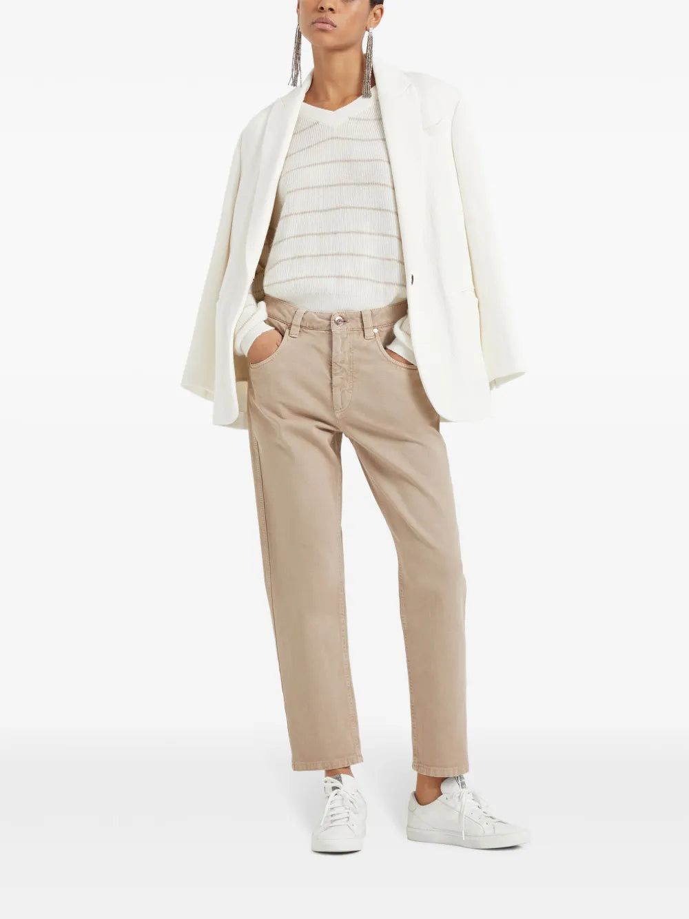 Mid-Rise Cropped Jeans