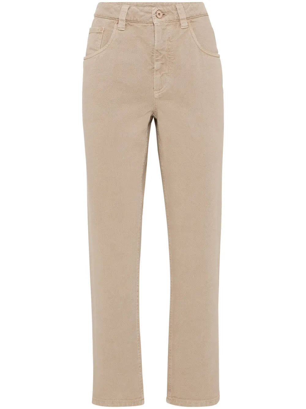 Mid-Rise Cropped Jeans